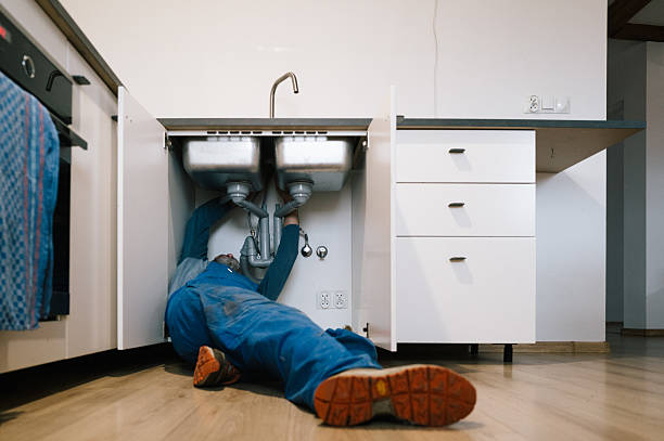 Professional Drain Cleaning technician working in Boyce, VA